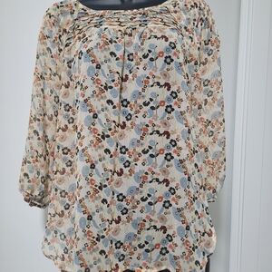 Floral Print Women's Top